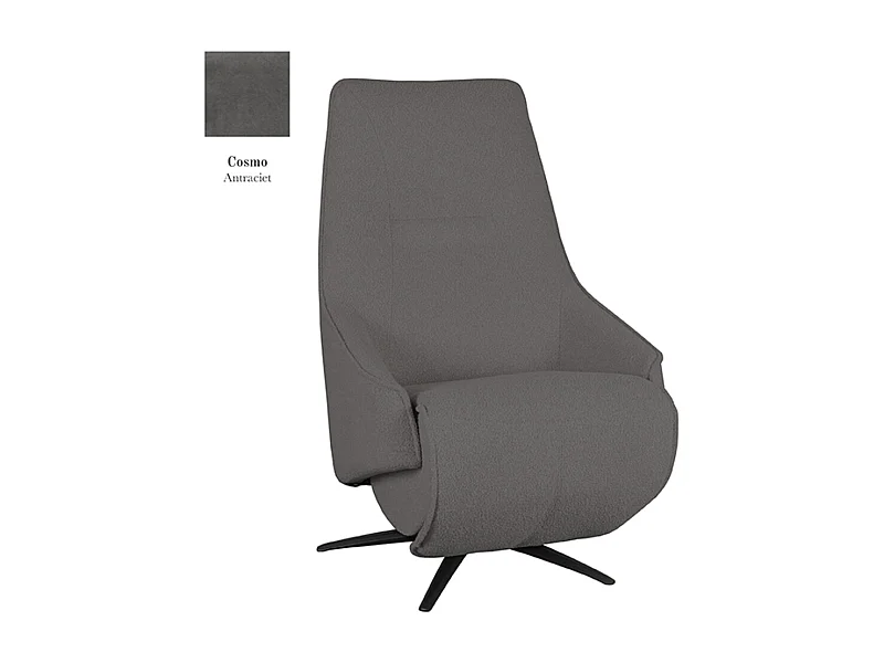 Fauteuil Odense - Antraciet - Cosmo - Elektrisch - 87x68x110 cm