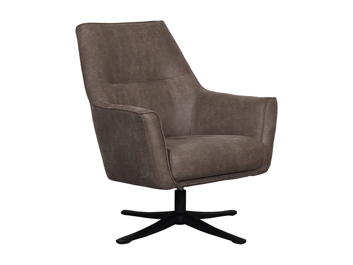 Fauteuil Tod - Taupe - Micro Suede