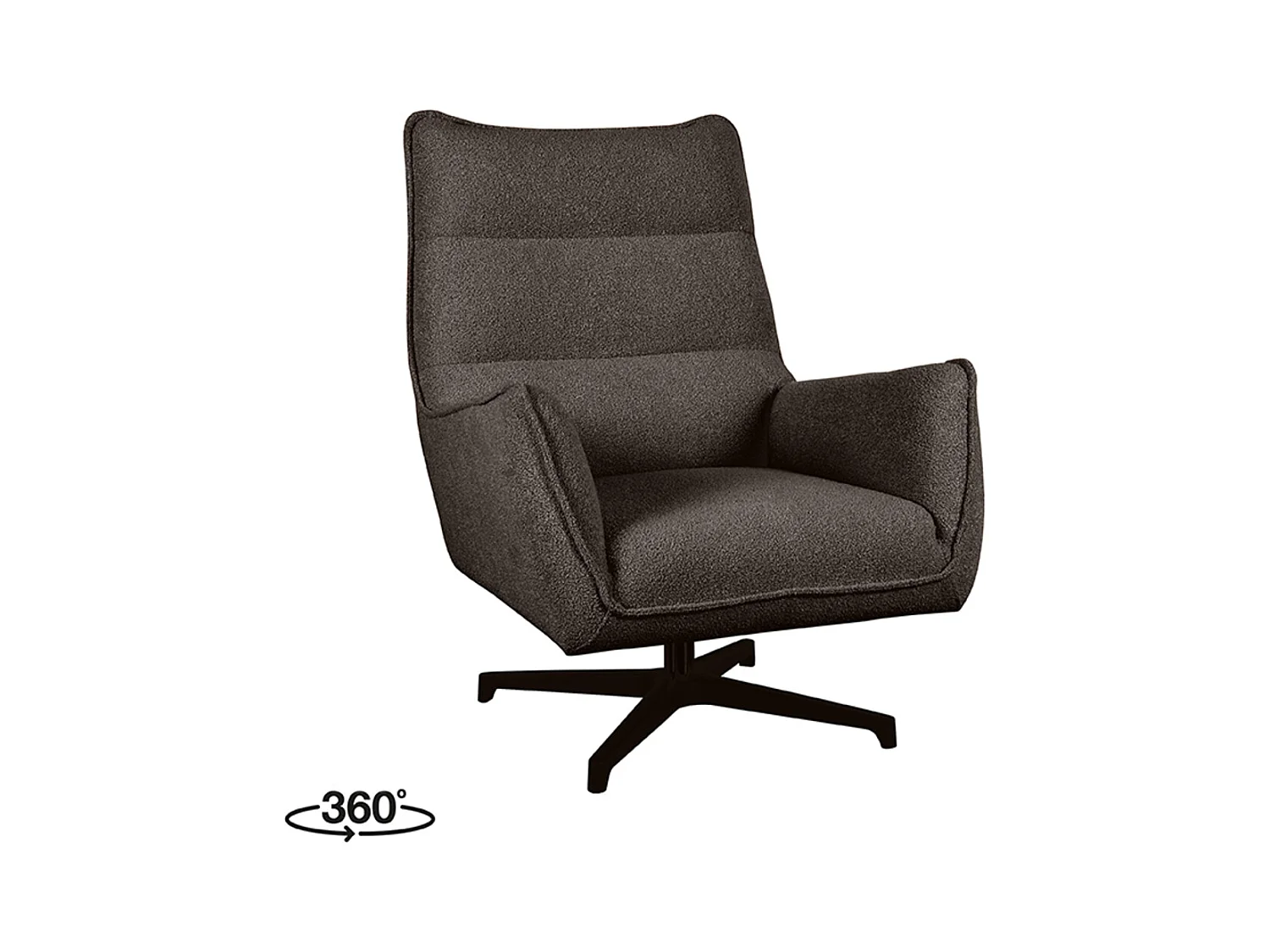 Fauteuil Rodia - Marron - Boucle