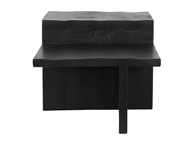 Mesa de centro Skip 90x50x40 cm - Negra - Madera de mango