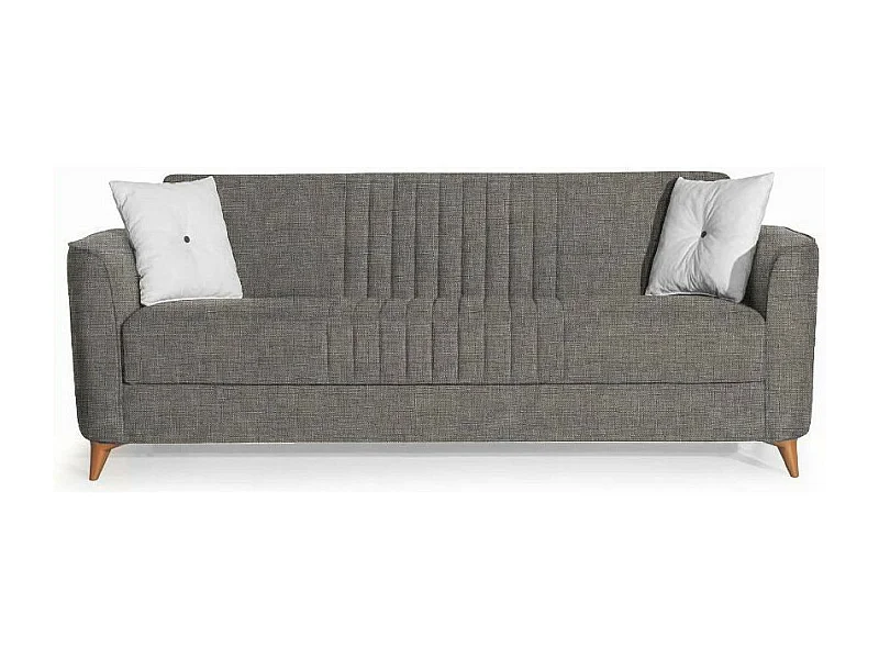 Divano letto con contenitore Panama beige 220x80x85H