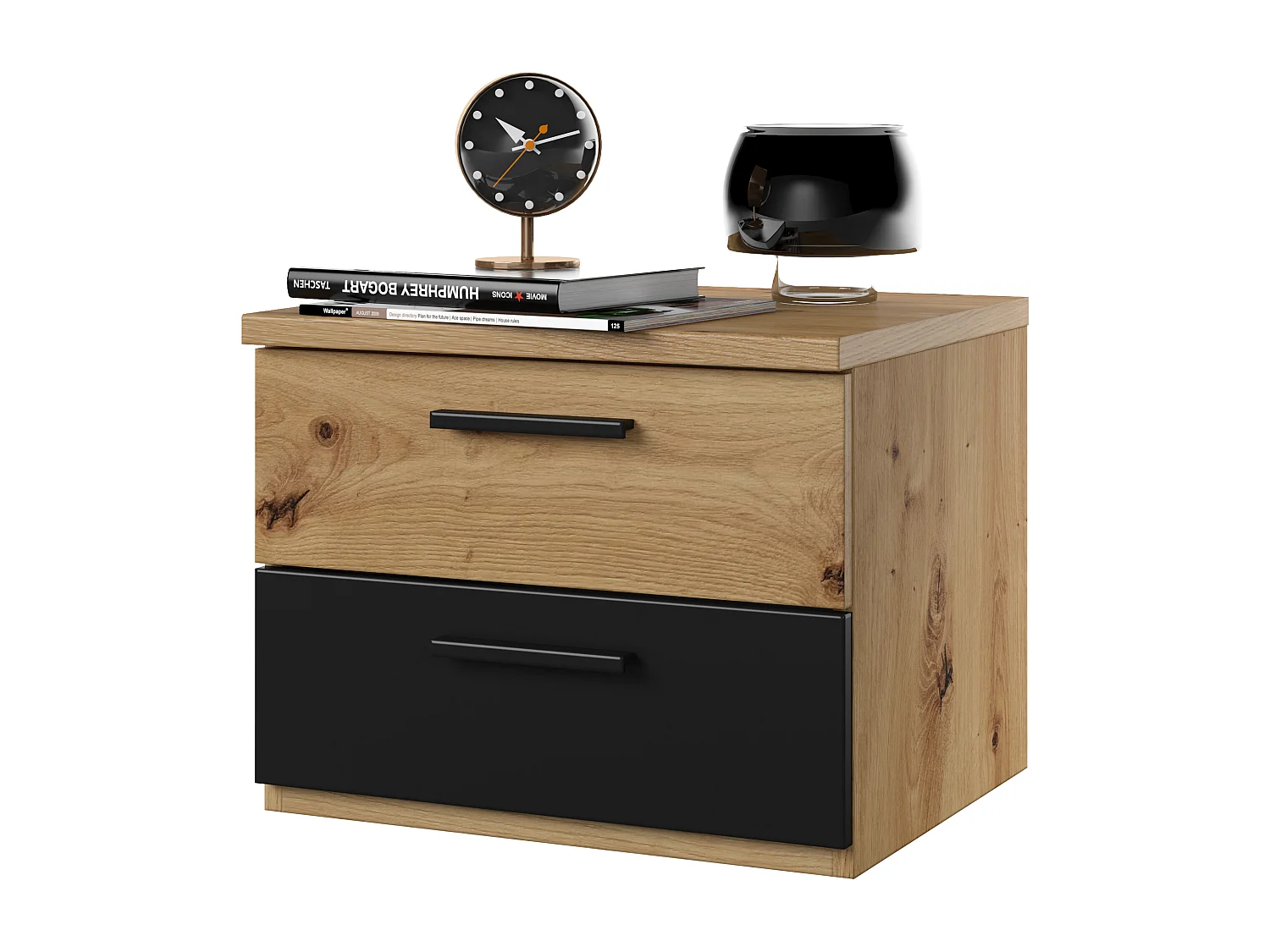 Table de nuit avec deux tiroirs SIGMA