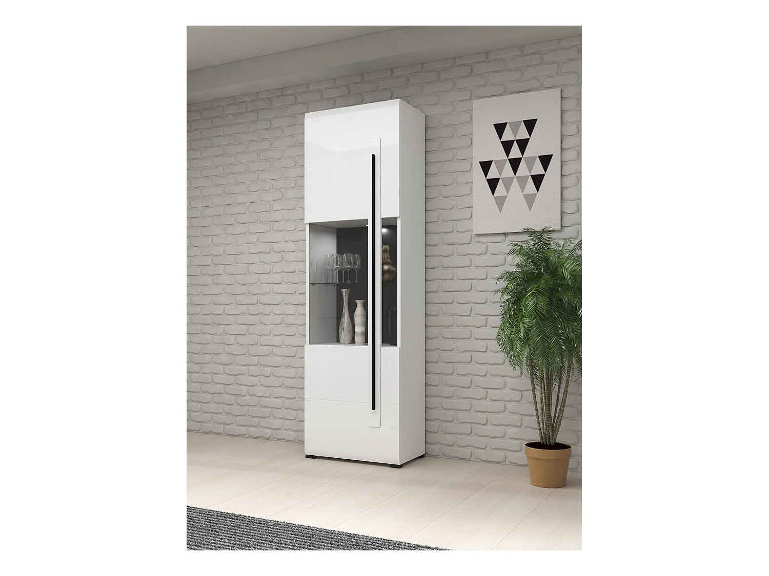 Vitrine avec une porte TULSA