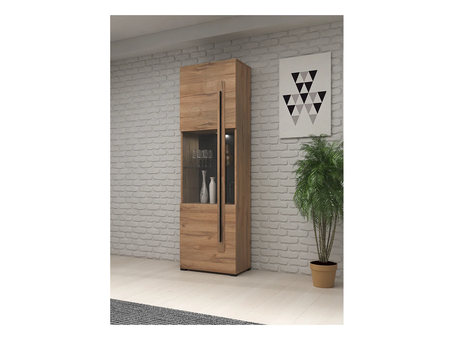 Vitrine avec une porte TULSA