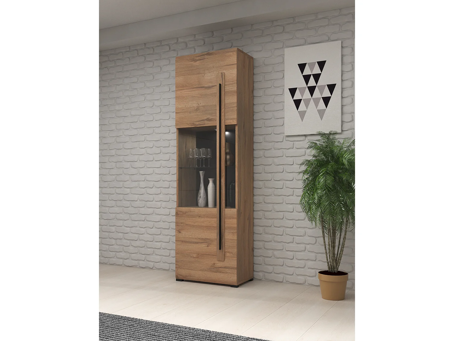 Vitrine avec une porte TULSA