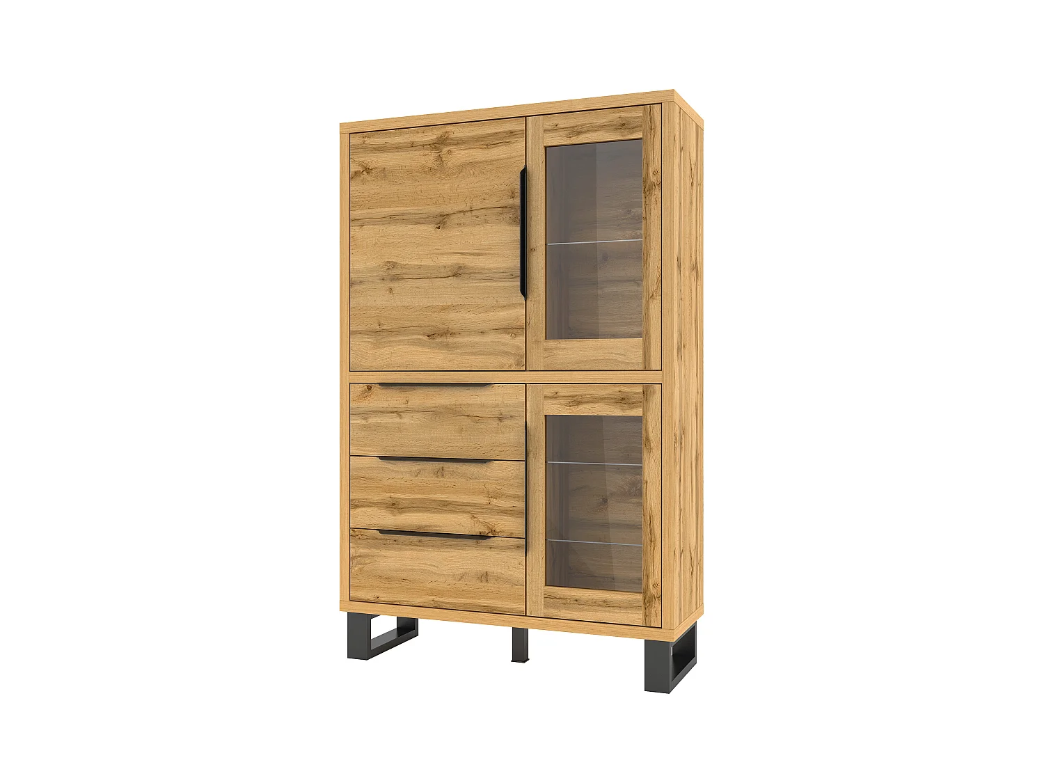 Vitrine à trois tiroirs HALLE