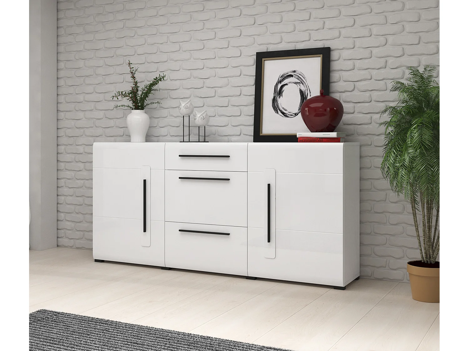 Commode à trois tiroirs TULSA