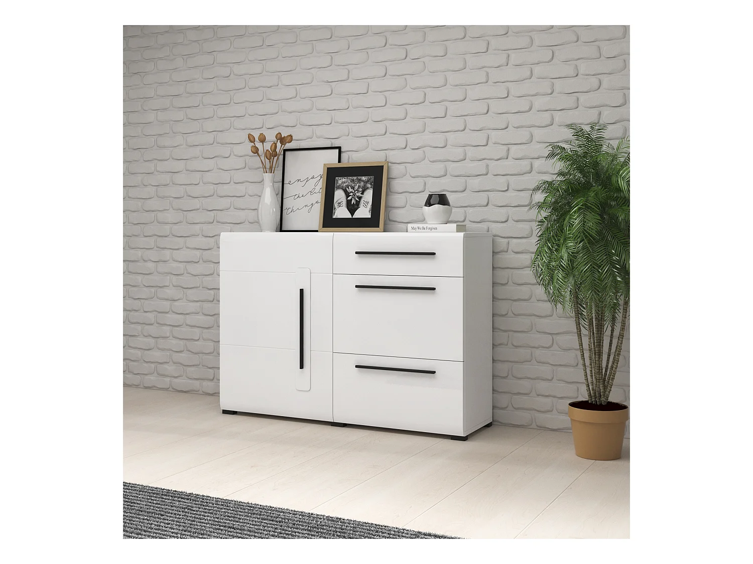 Commode à trois tiroirs TULSA