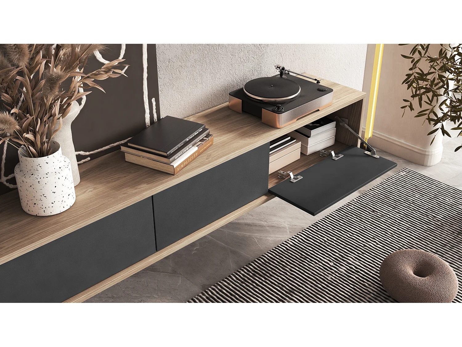 TV-Schrank FRIDA mit drei Türen