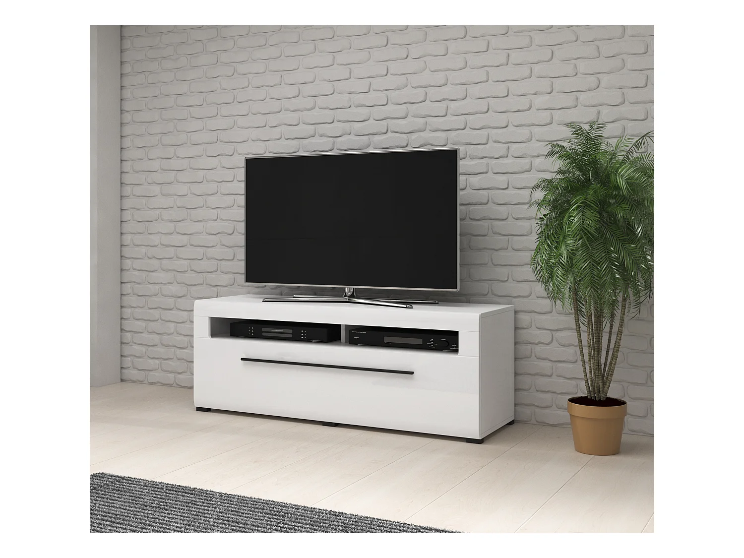 TV-kast met één lade TULSA 140 cm