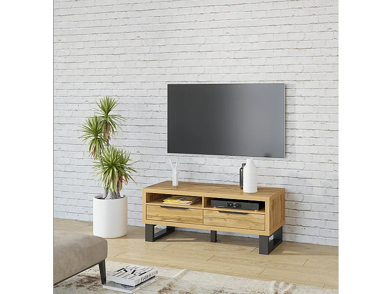 TV-kast met twee lades HALLE