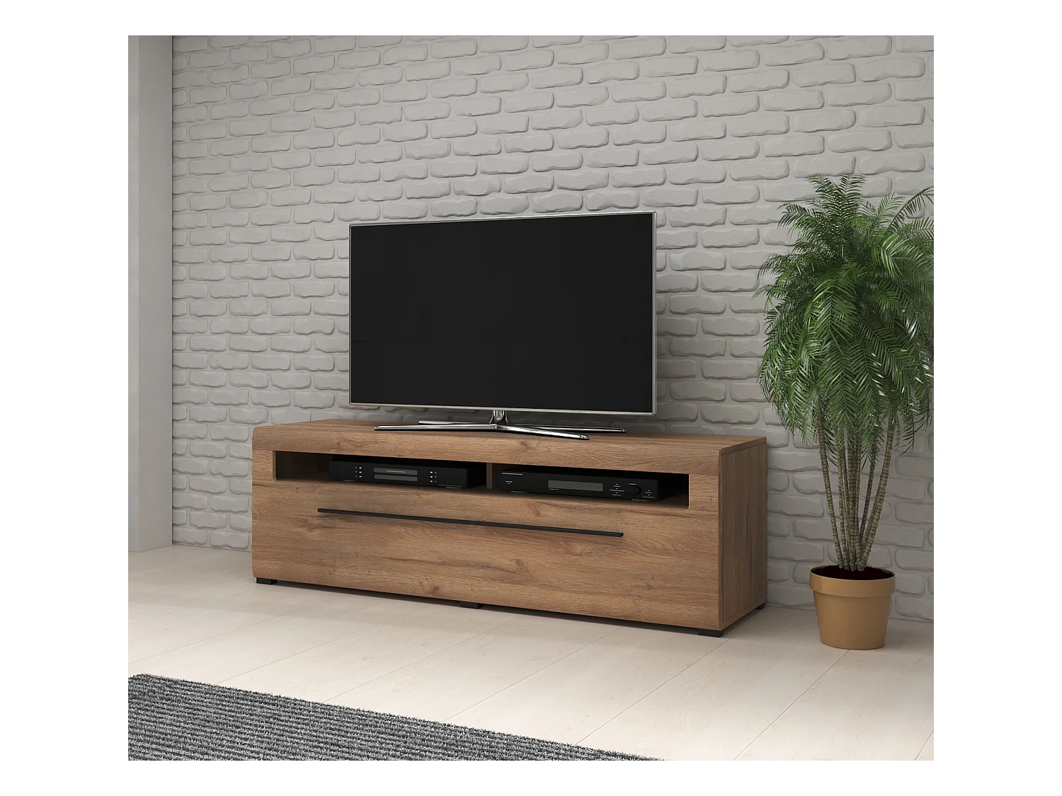 TV-Schrank mit zwei Türen TULSA 160 cm