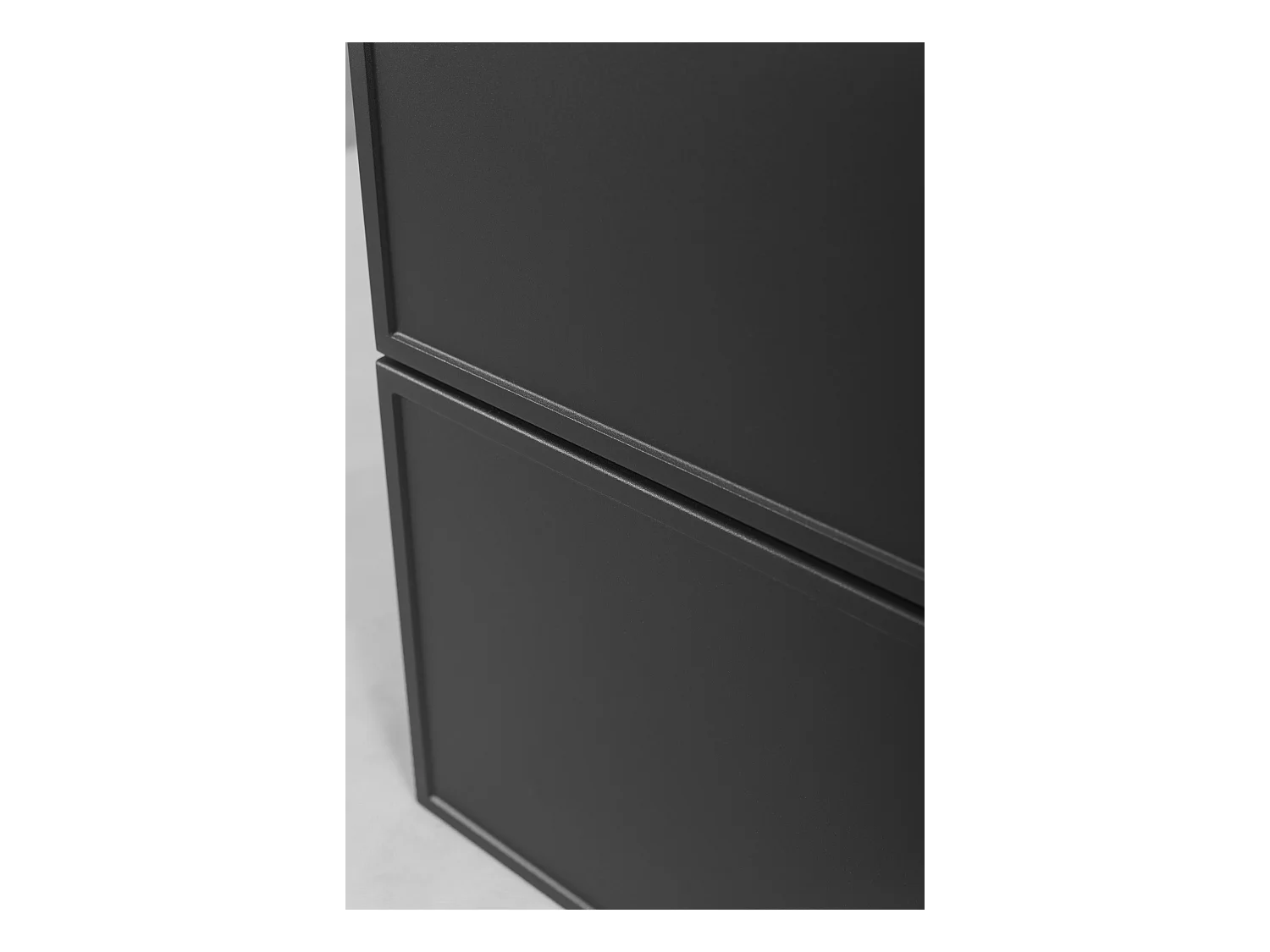 Badkamerkast, donkergrijs / wit, gouden handgreep, 160 (2 x 80) x 46 x 57 cm