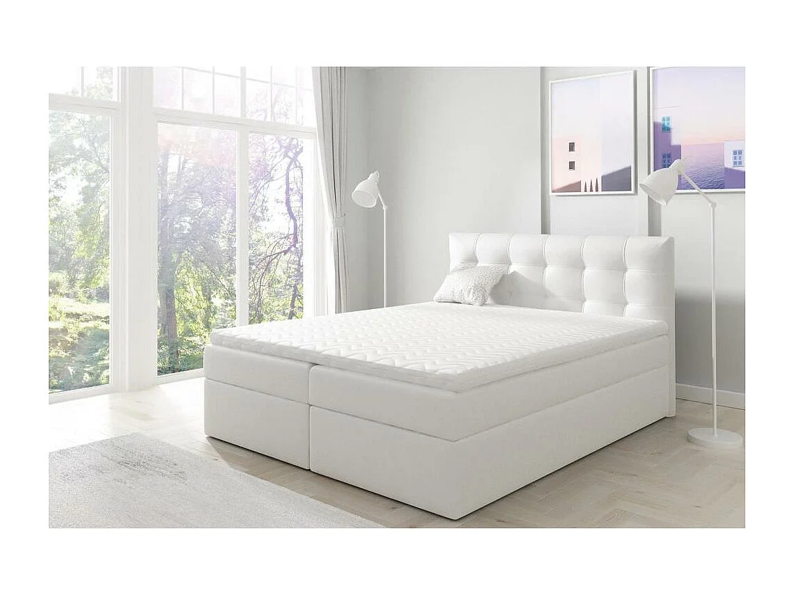 POLSTERBED Topiq 144/203/103 wit