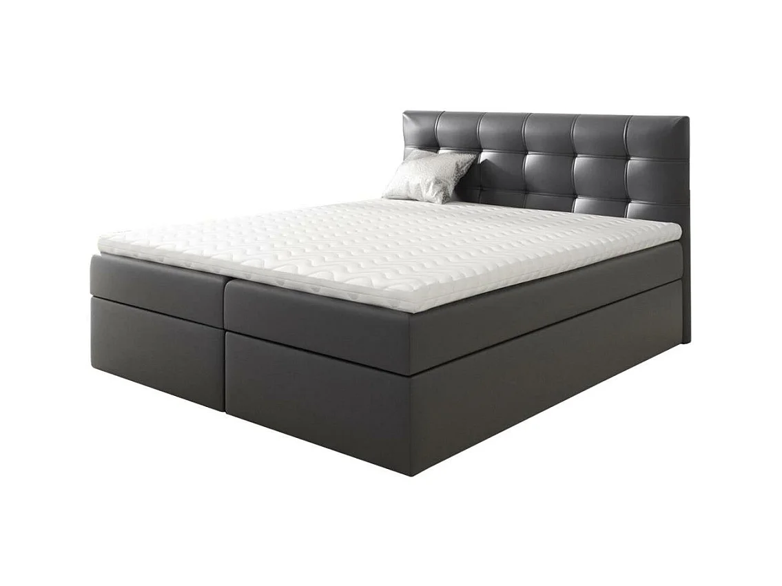 POLSTERBED Topiq 144/203/103 zwart