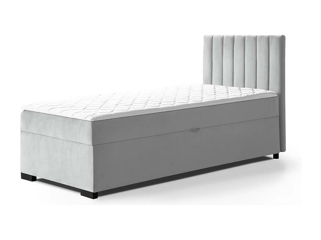 POLSTERBETT Eric 104/207/105 grau