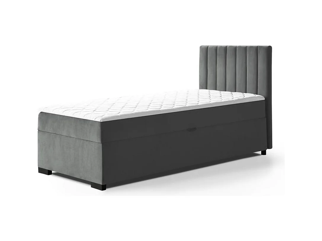 BED Eric 104/207/105 donkergrijs