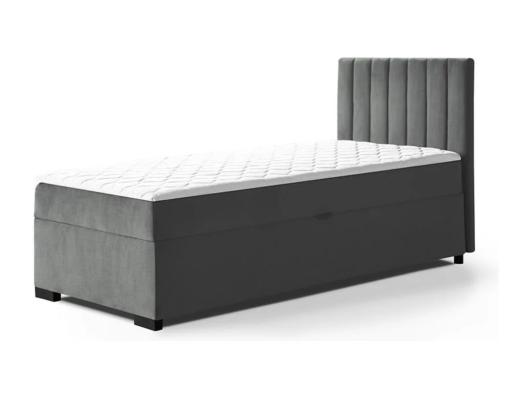 BED Eric 104/207/105 donkergrijs