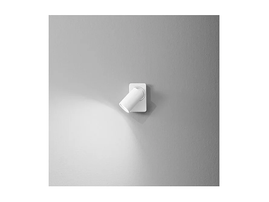 Applique murale led ronde blanche orientable ODDY 1xGu10 Perenz