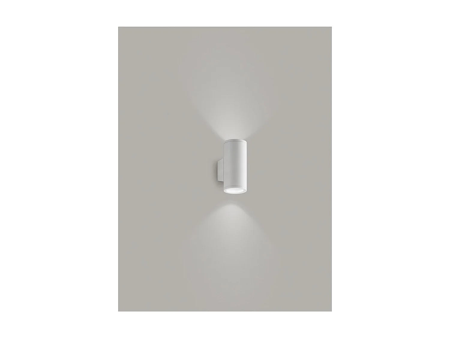 Lampe d'extérieur cylindrique pour 2gu10 6530 Perenz Blanc