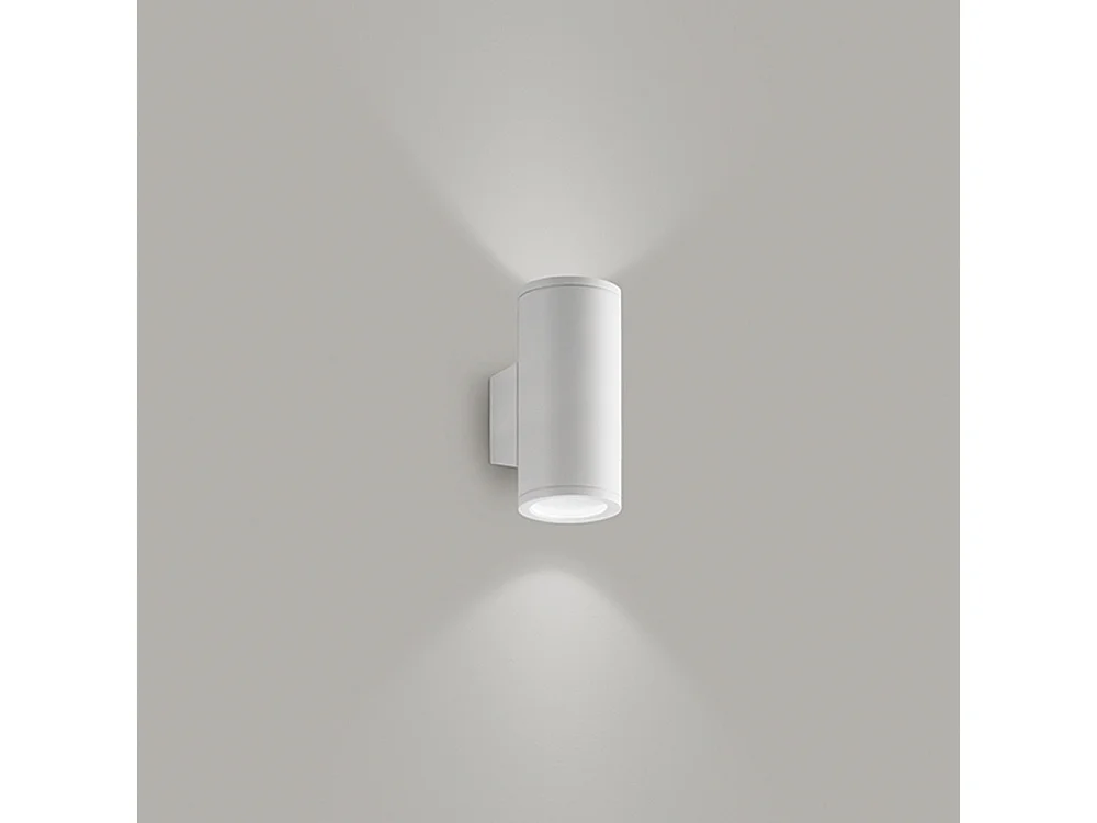 Lámpara cilíndrica de exterior para 2gu10 6530 Perenz Blanco