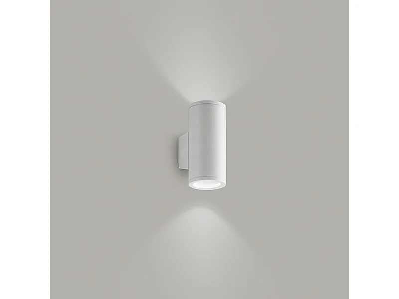 Lámpara cilíndrica de exterior para 2gu10 6530 Perenz Blanco