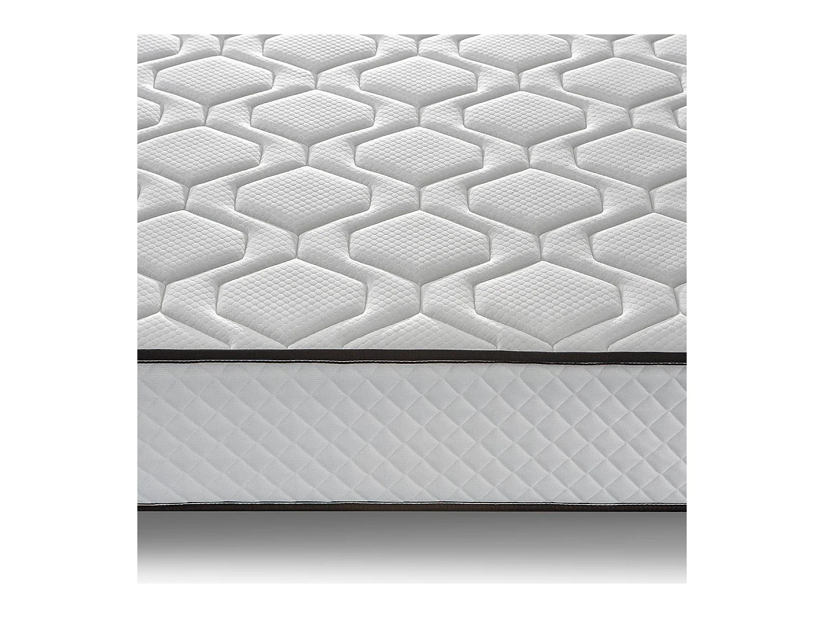 Colchão de molas ensacadas 70x190 cm Allegra - Lado Inverno/Verão - Altura +/- 27 cm - Espuma viscoelástica - Firmeza média/alta