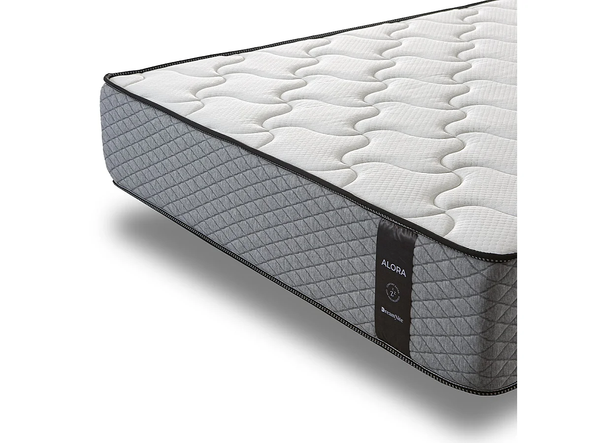 Matelas à mémoire de forme 70x190 cm Alora 24 - Épaisseur +- 24 cm - Double Face - Ferme-Mi-Ferme - Système multicouche - Certifié Oeko Tex