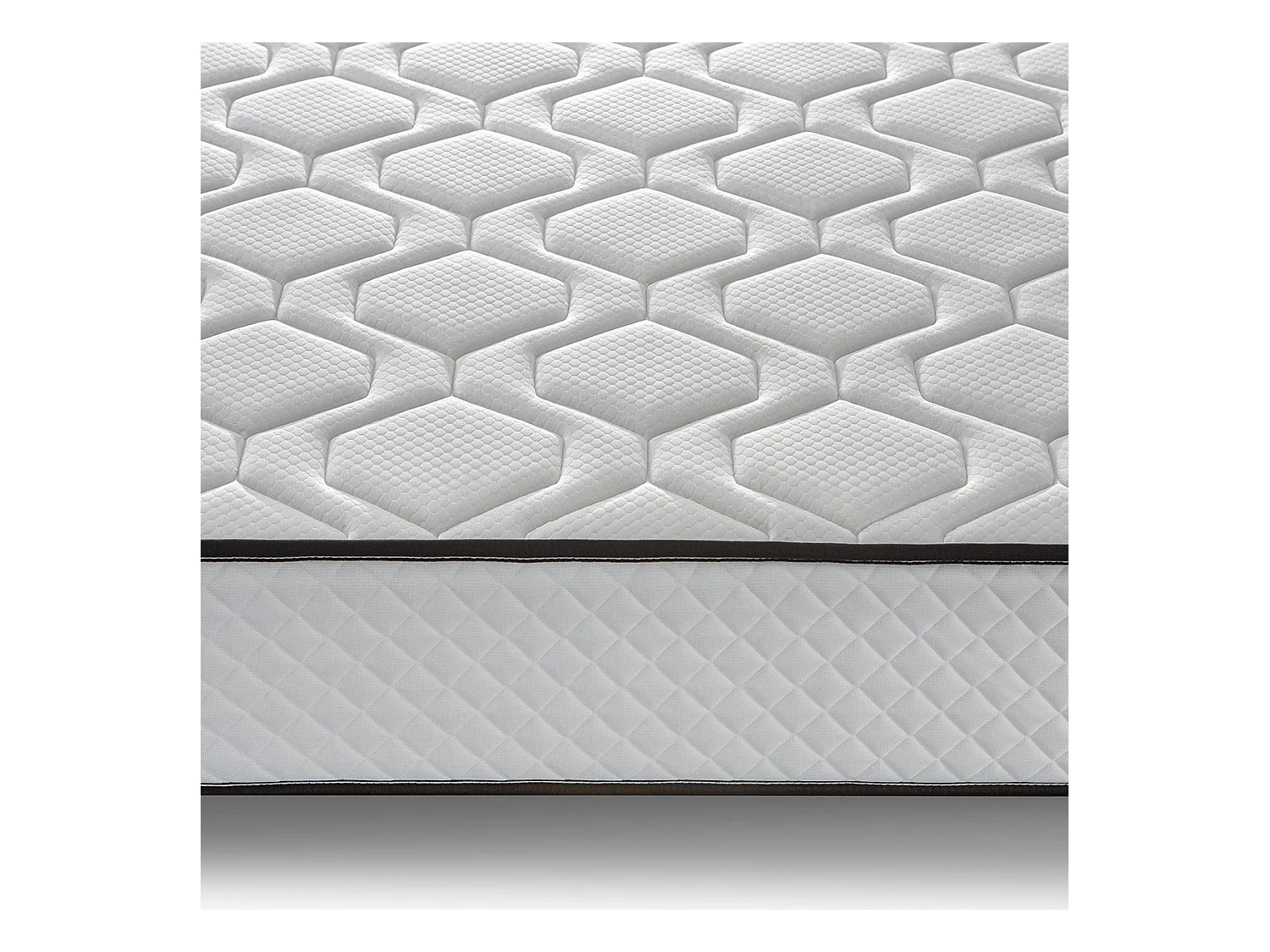 Colchão de molas ensacadas 160x190 cm Allegra - Lado Inverno/Verão - Altura +/- 27 cm - Espuma viscoelástica - Firmeza média/alta