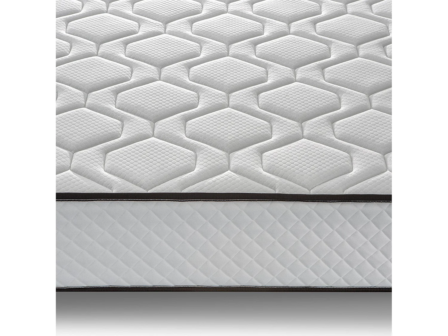 Matelas à ressorts ensachés 160x190 cm Allegra - Face Hiver/Été - Épaisseur +/- 27 cm - Ferme/Mi-Ferme - Technologie hybride avec mémoire de forme