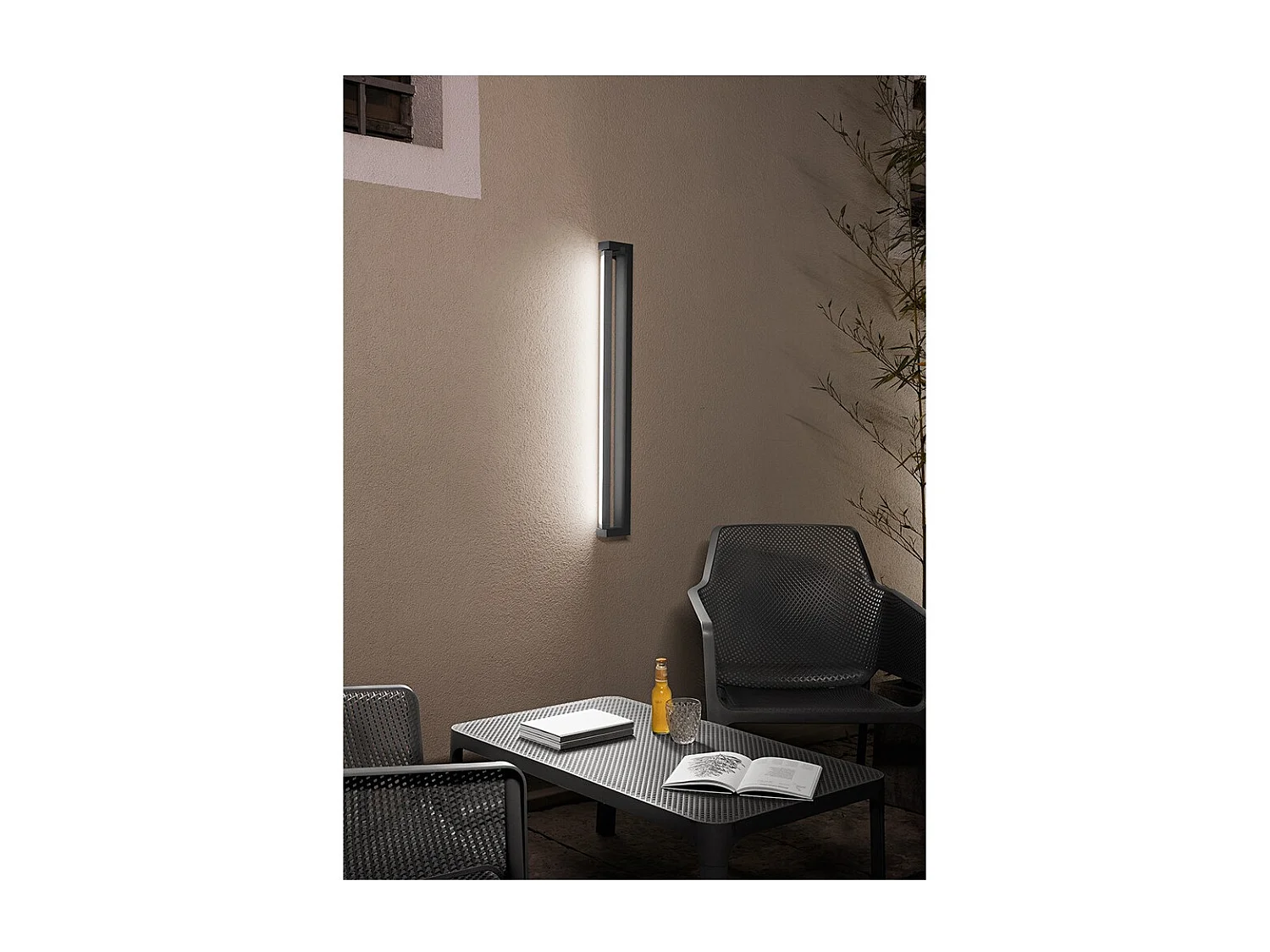Lampe LED d'extérieur SWAY MOOD de Perenz H90 cm Gris Foncé