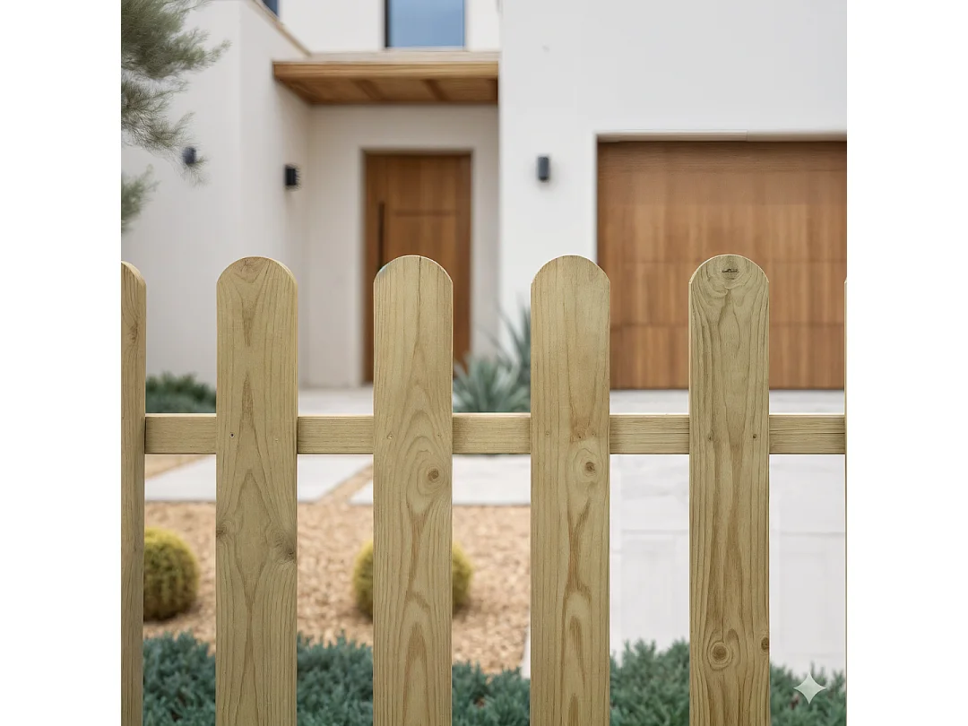 Valla clásica de pino Allegra 80x180 cm Nortene 80X180 CM