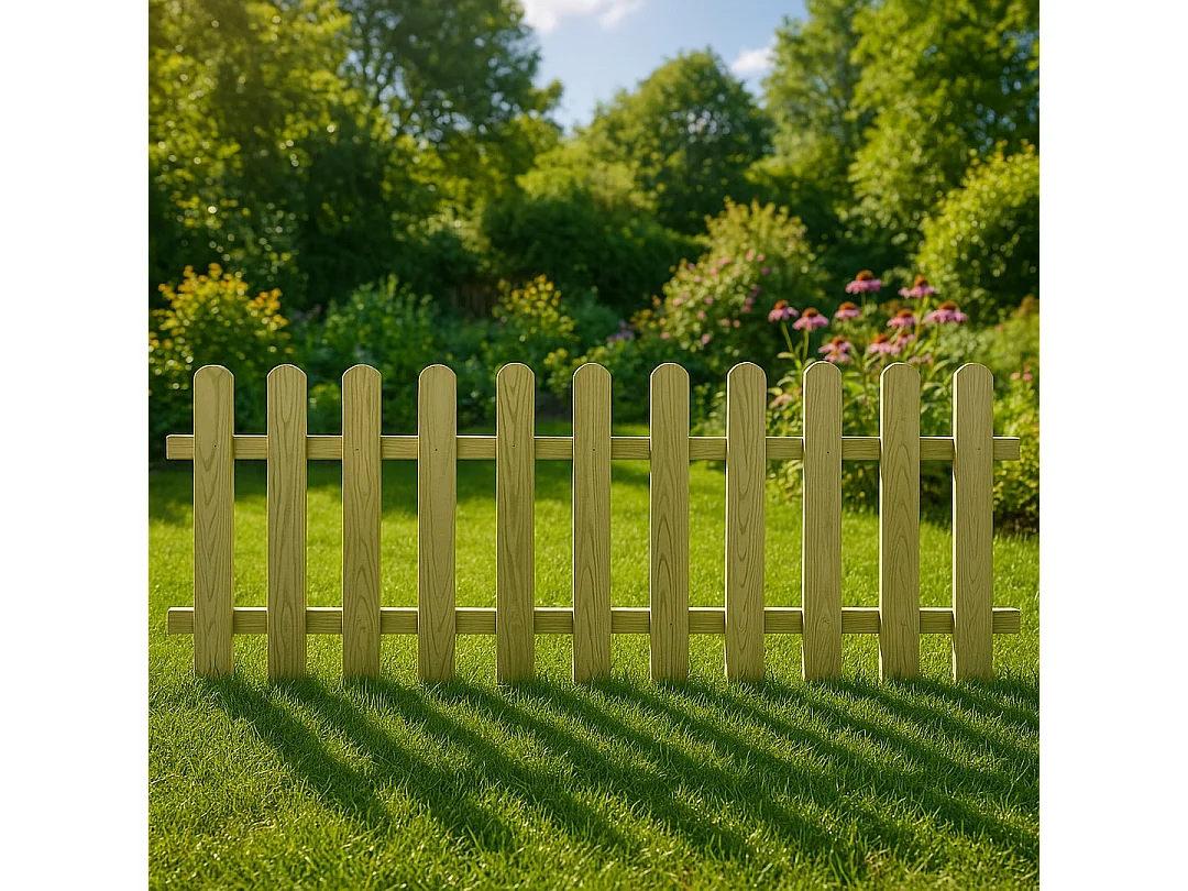 Valla clásica de pino Allegra 80x180 cm Nortene 80X180 CM