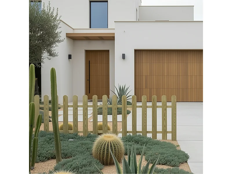 Valla clásica de pino Allegra 80x180 cm Nortene 80X180 CM