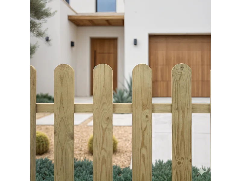 Valla clásica de pino Allegra 80x180 cm Nortene 80X180 CM