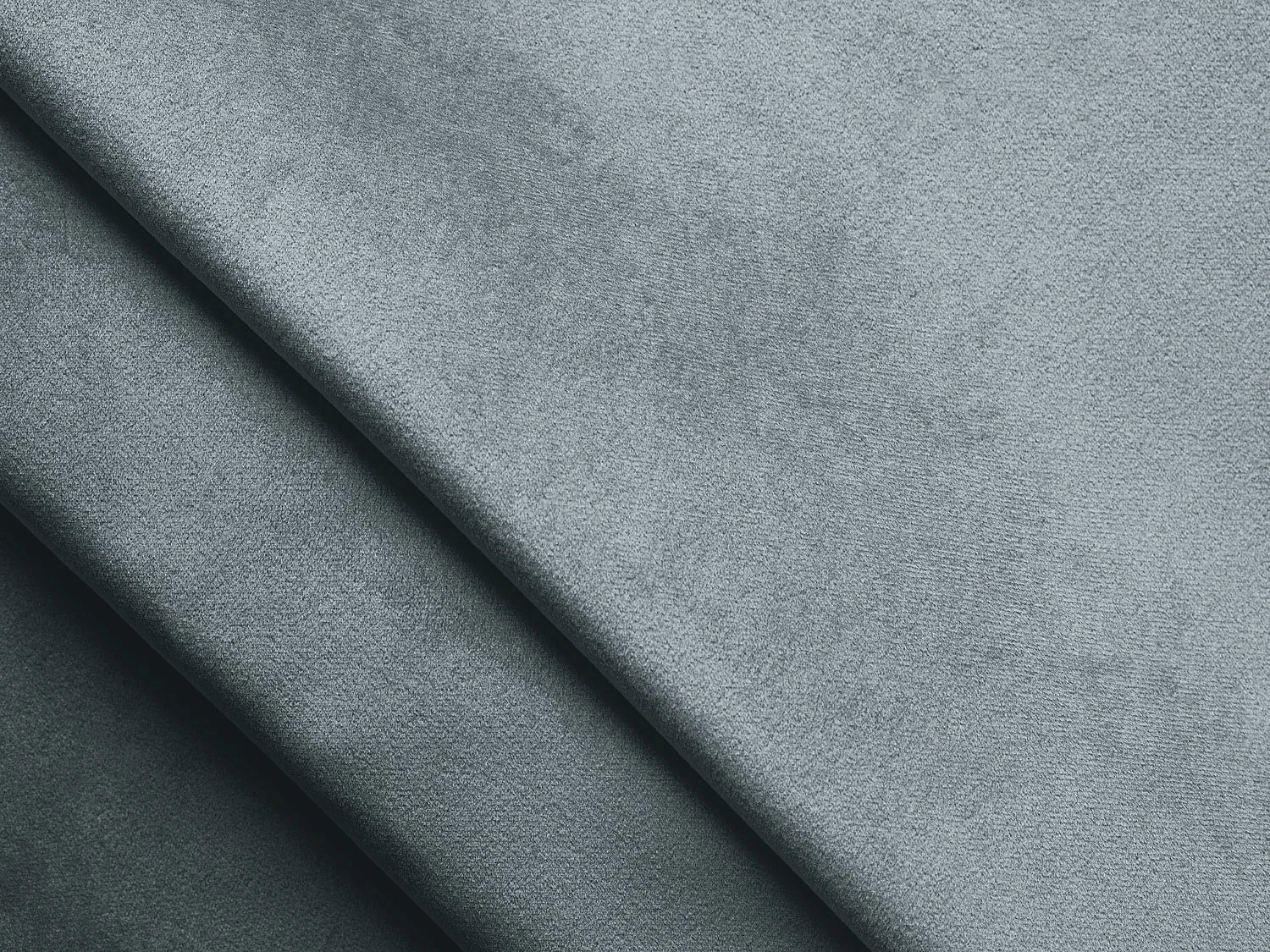 Modulaire hoekbank links van lichtblauw velours - CERVO