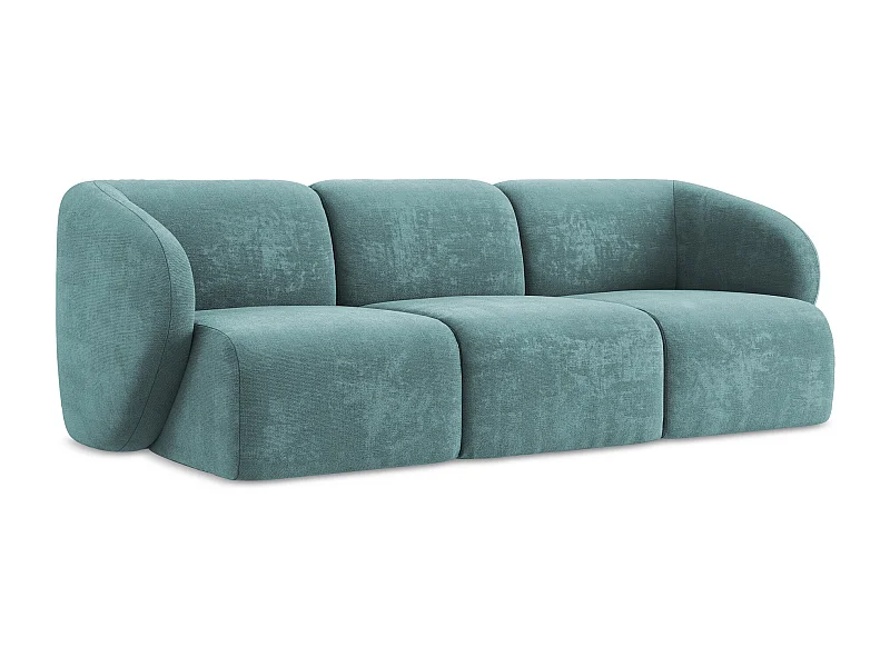 Modulares 3-Sitzer Sofa - - Chenille - Jeans - LANI