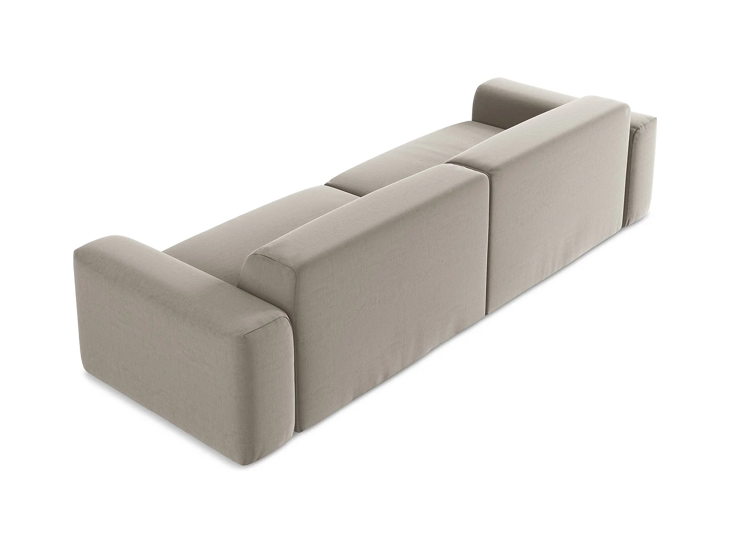 4-osobowa kanapa modułowa - z tkaniny welwetowej - kreci - KELI