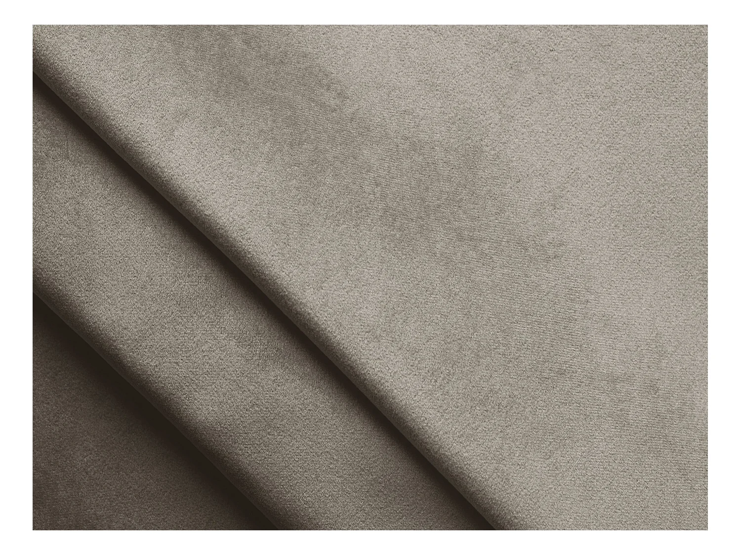 Driezits modulaire bank van taupe velours - KELI