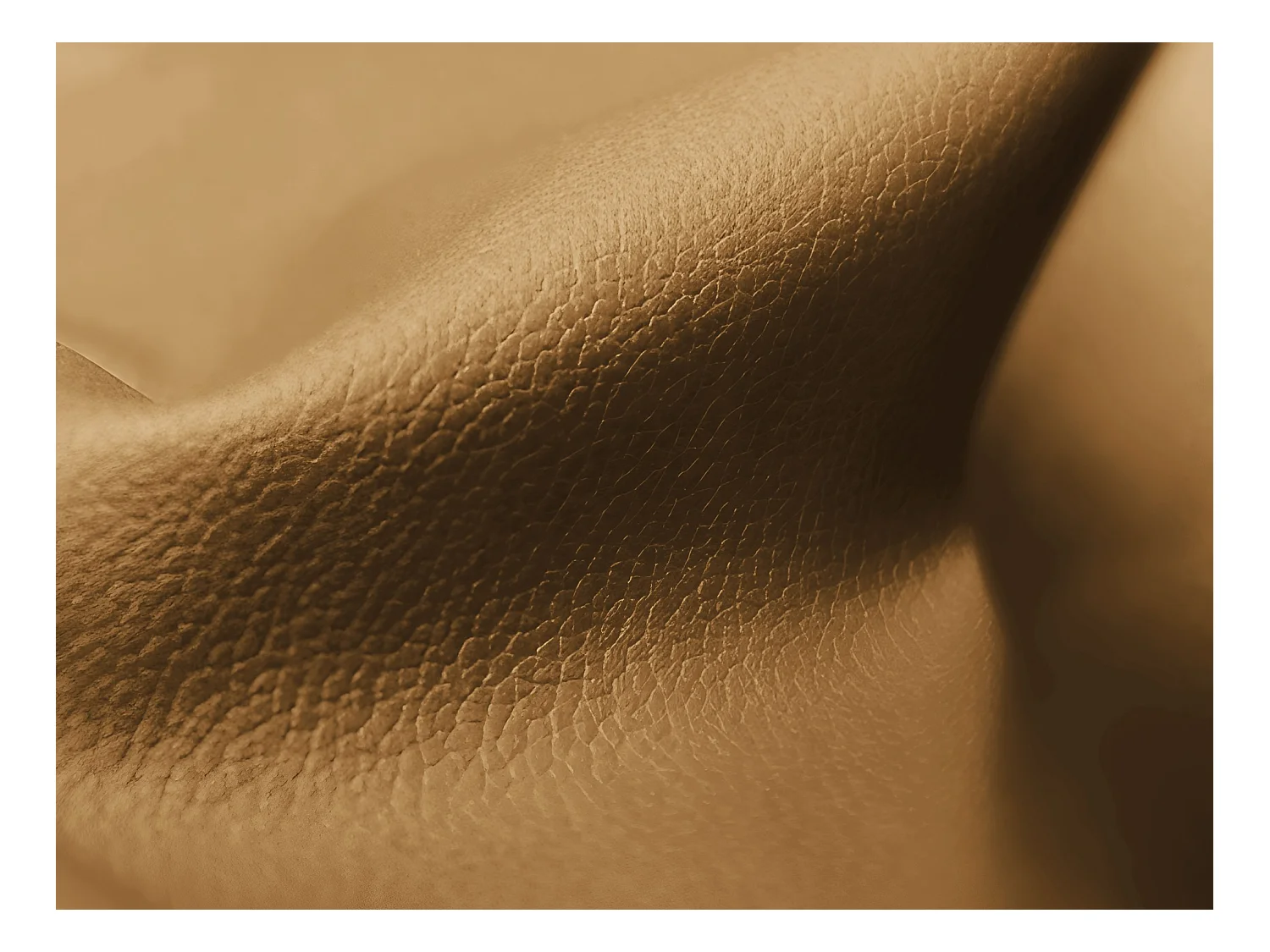 Pouf - Hocker - Kunstleder - Carmel - ALOHA