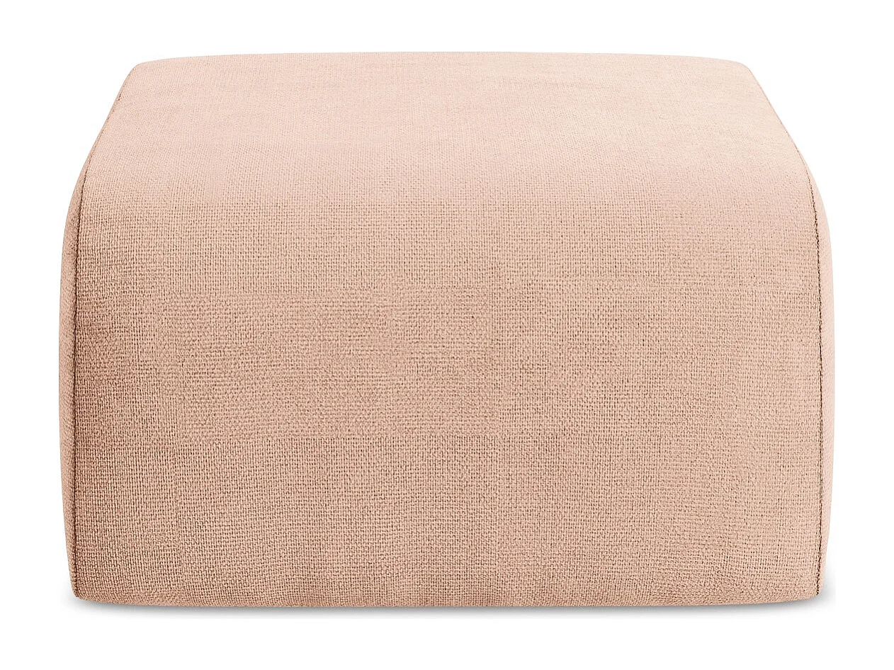 Pouf - Hocker - Chenille - Pfirsich - LANI