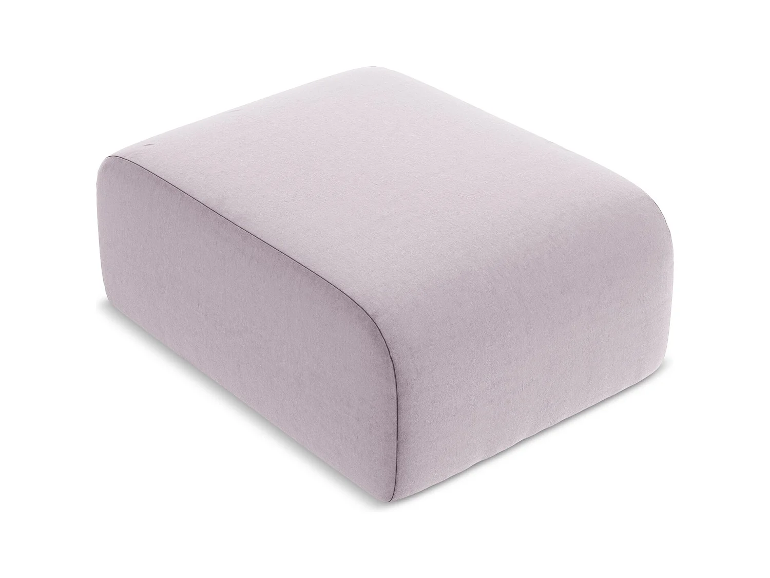 Poef van lavendel velours - LANI