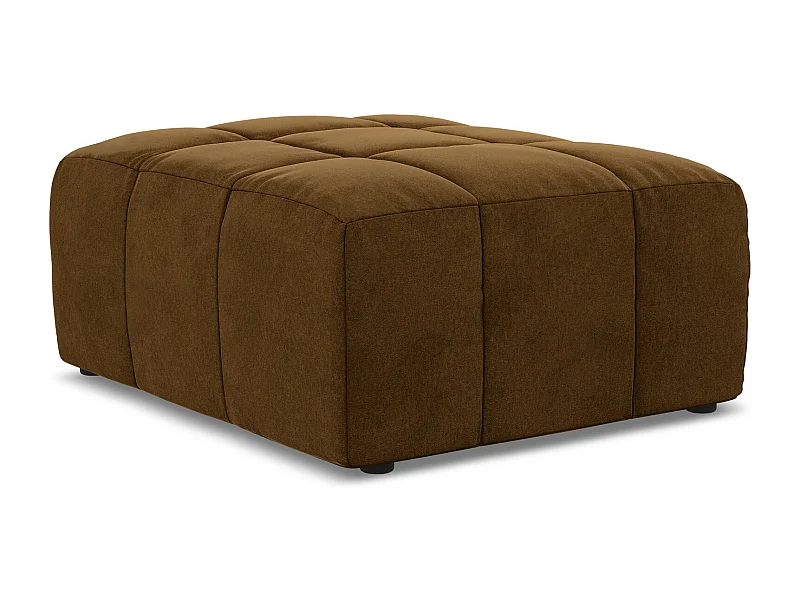 Pouf - Hocker - Samt - Senf - ALOHA
