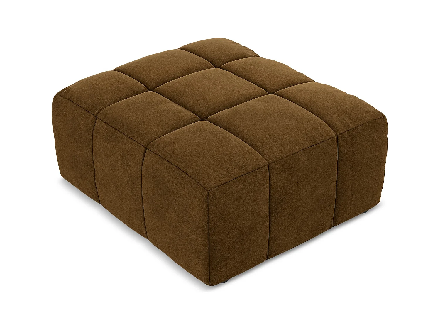 Pouf - Hocker - Samt - Senf - ALOHA