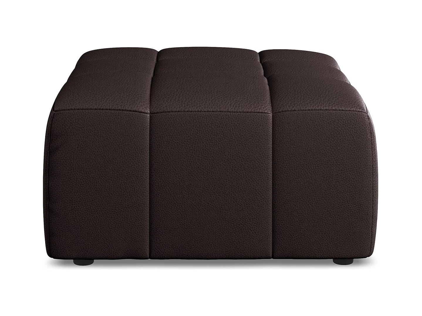 Pouf - Hocker - Kunstleder - Pflaume - ALOHA