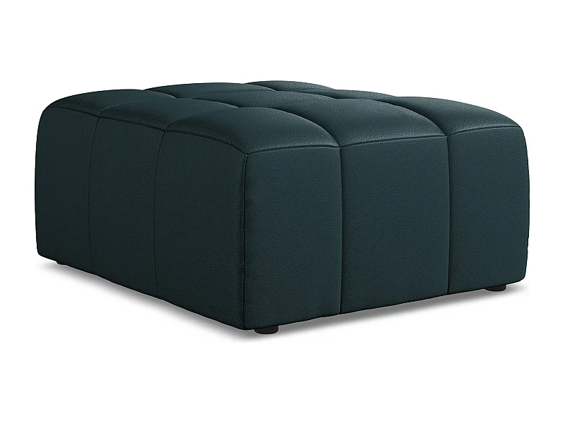 Pouf - Hocker - Kunstleder - Marine - ALOHA