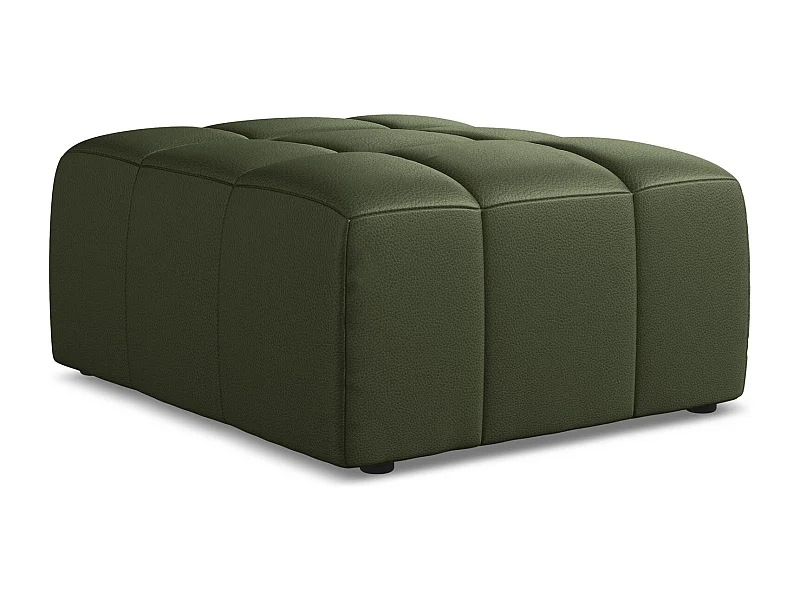 Poef van groente kunstleer - ALOHA