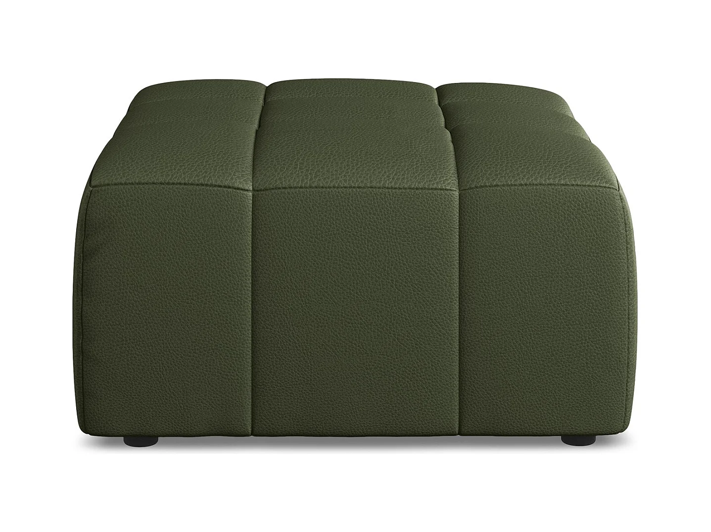 Poef van groente kunstleer - ALOHA