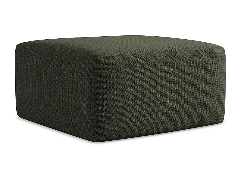 Pouf - Hocker - Strukturstoff - Olive - KELI
