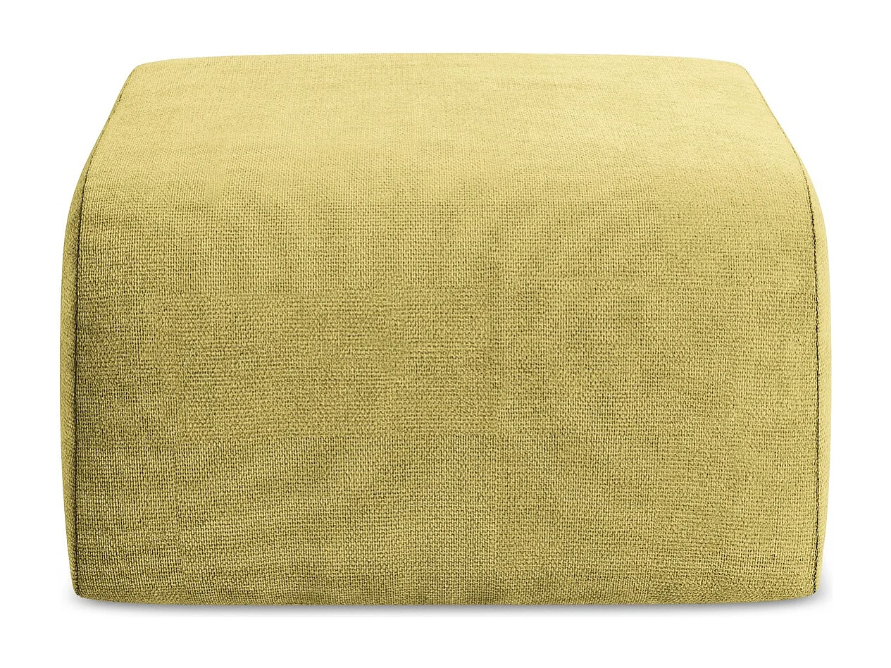 Pouf - Hocker - Chenille - Limettengrün - LANI